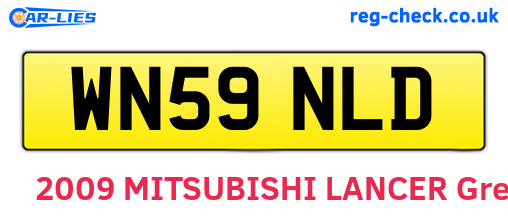 WN59NLD are the vehicle registration plates.
