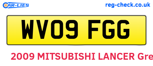 WV09FGG are the vehicle registration plates.