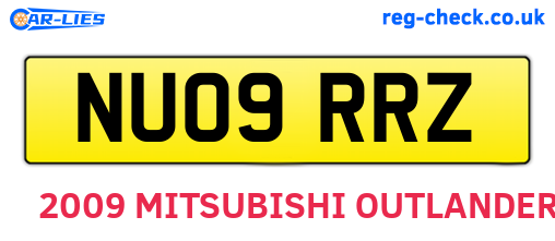 NU09RRZ are the vehicle registration plates.