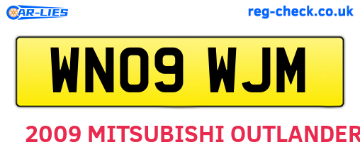 WN09WJM are the vehicle registration plates.