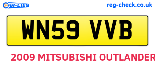 WN59VVB are the vehicle registration plates.