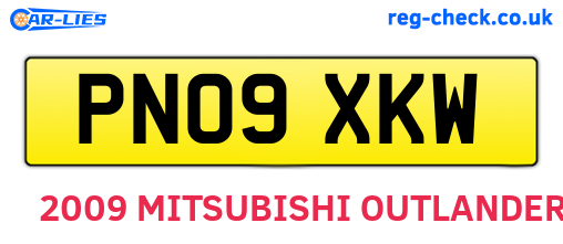 PN09XKW are the vehicle registration plates.