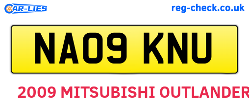 NA09KNU are the vehicle registration plates.