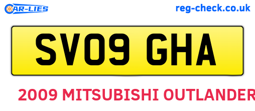SV09GHA are the vehicle registration plates.