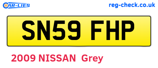SN59FHP are the vehicle registration plates.