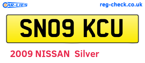 SN09KCU are the vehicle registration plates.