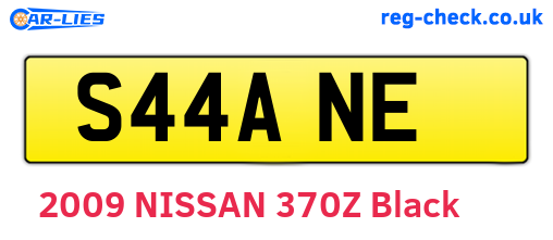 S44ANE are the vehicle registration plates.