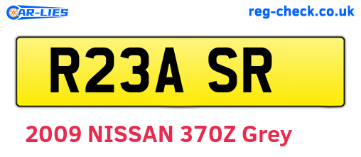 R23ASR are the vehicle registration plates.