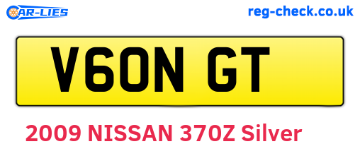V60NGT are the vehicle registration plates.