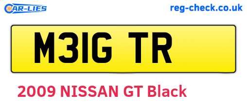 M31GTR are the vehicle registration plates.