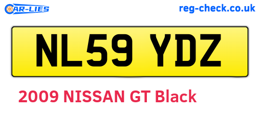 NL59YDZ are the vehicle registration plates.