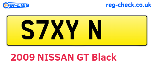 S7XYN are the vehicle registration plates.