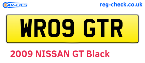 WR09GTR are the vehicle registration plates.