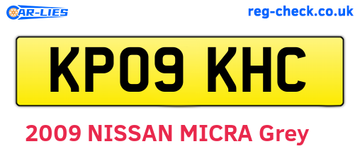 KP09KHC are the vehicle registration plates.