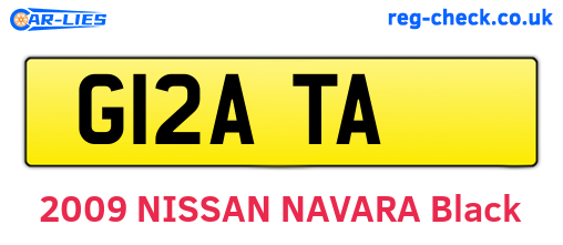 G12ATA are the vehicle registration plates.