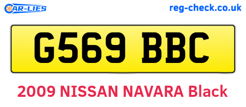 G569BBC are the vehicle registration plates.