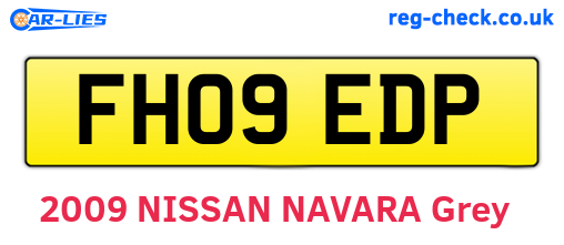 FH09EDP are the vehicle registration plates.