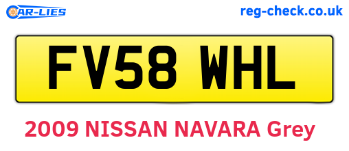 FV58WHL are the vehicle registration plates.
