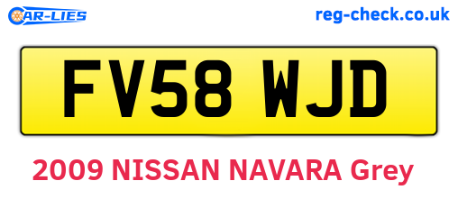 FV58WJD are the vehicle registration plates.