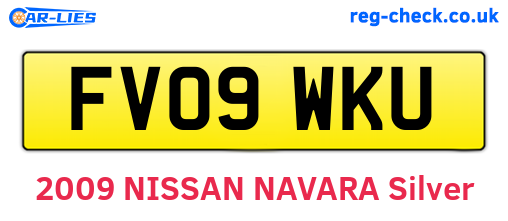 FV09WKU are the vehicle registration plates.