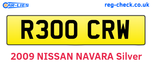 R300CRW are the vehicle registration plates.