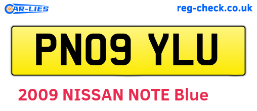 PN09YLU are the vehicle registration plates.