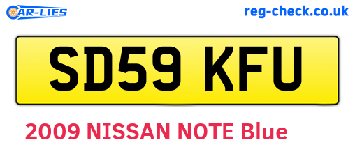SD59KFU are the vehicle registration plates.