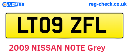 LT09ZFL are the vehicle registration plates.