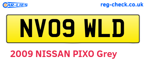 NV09WLD are the vehicle registration plates.