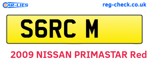 S6RCM are the vehicle registration plates.