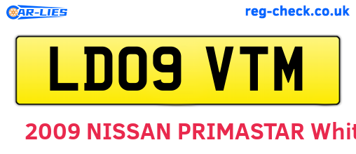 LD09VTM are the vehicle registration plates.