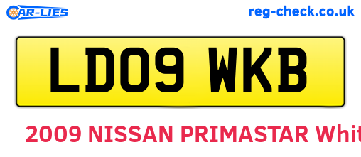 LD09WKB are the vehicle registration plates.