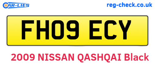 FH09ECY are the vehicle registration plates.