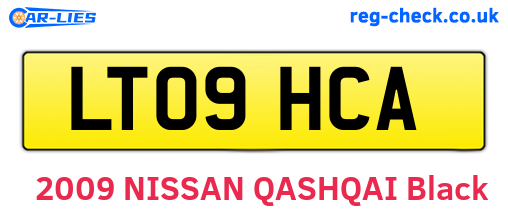 LT09HCA are the vehicle registration plates.
