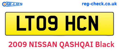 LT09HCN are the vehicle registration plates.