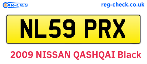 NL59PRX are the vehicle registration plates.