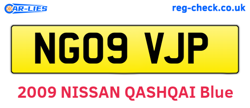 NG09VJP are the vehicle registration plates.