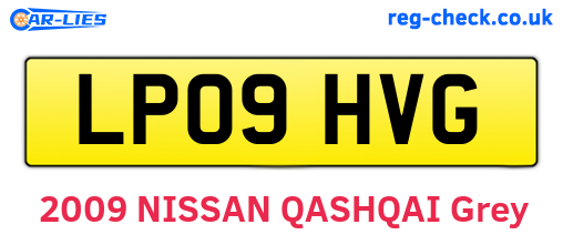 LP09HVG are the vehicle registration plates.