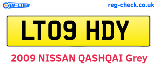 LT09HDY are the vehicle registration plates.