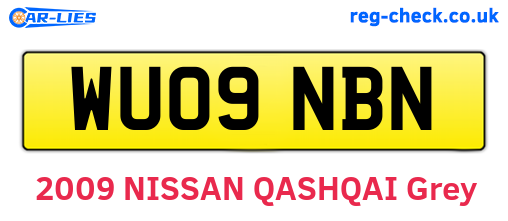 WU09NBN are the vehicle registration plates.