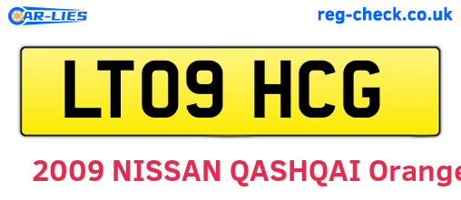 LT09HCG are the vehicle registration plates.