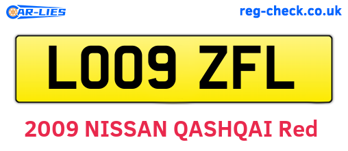 LO09ZFL are the vehicle registration plates.