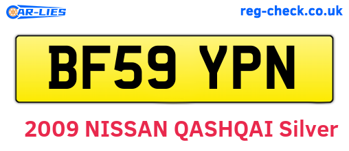 BF59YPN are the vehicle registration plates.