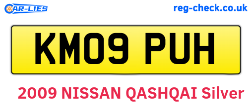 KM09PUH are the vehicle registration plates.