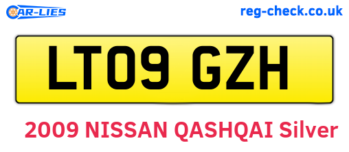 LT09GZH are the vehicle registration plates.