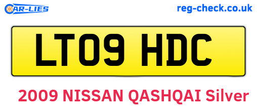 LT09HDC are the vehicle registration plates.