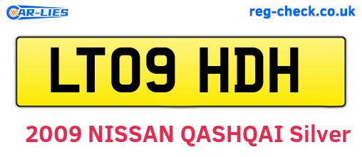 LT09HDH are the vehicle registration plates.