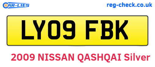 LY09FBK are the vehicle registration plates.