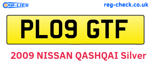 PL09GTF are the vehicle registration plates.