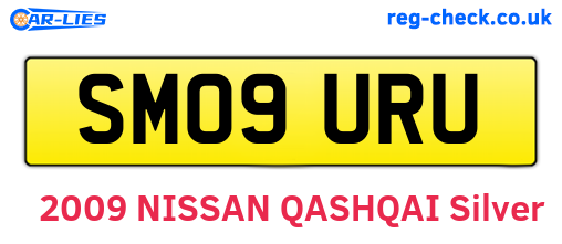 SM09URU are the vehicle registration plates.